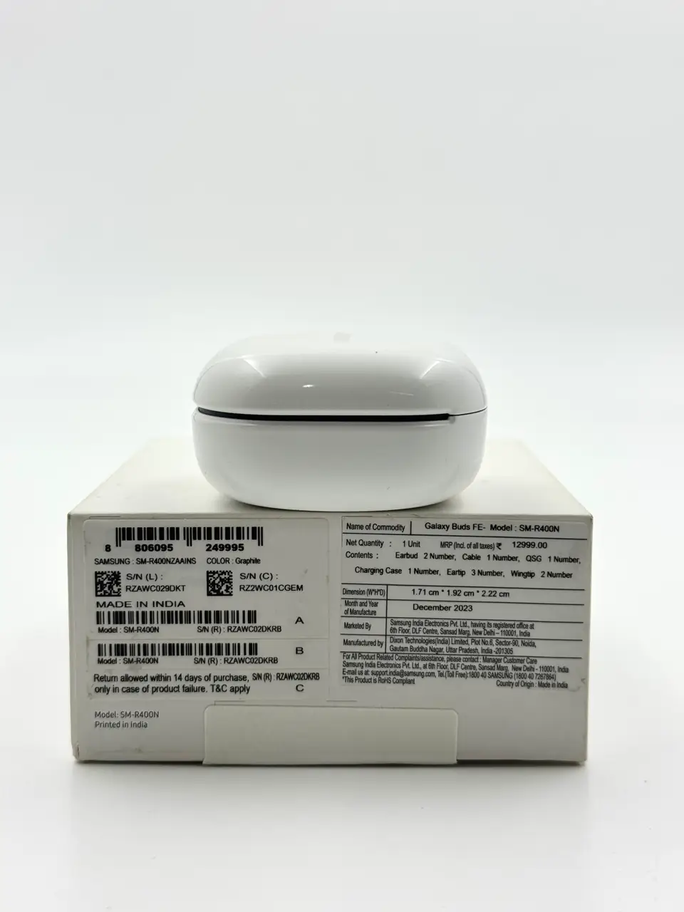 samsung galaxy buds fe (preowned)