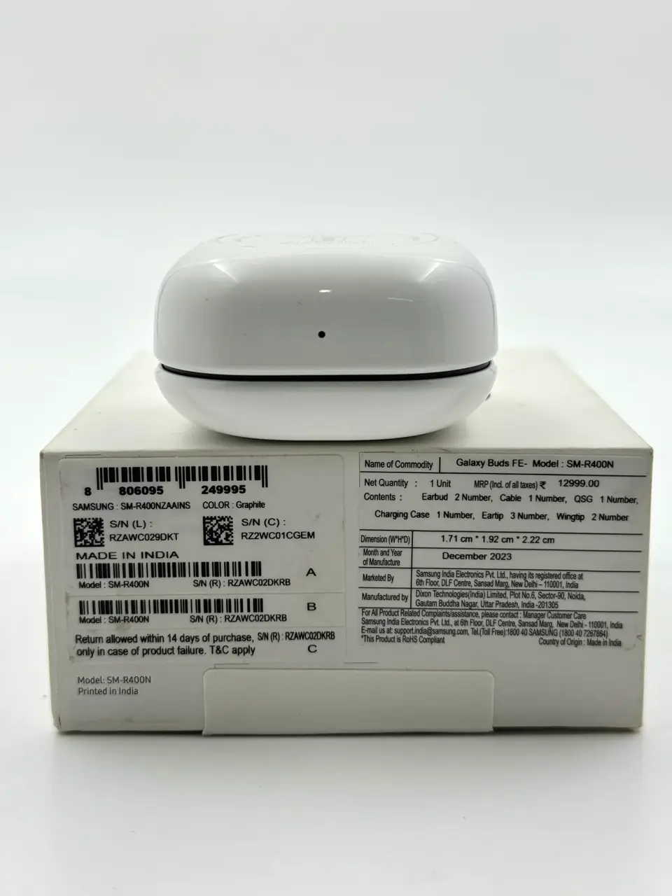 samsung galaxy buds fe (preowned)